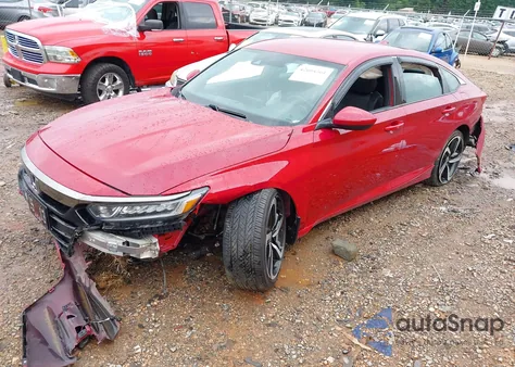 2018 Honda Accord Sport из США, поврежденный, VIN 1HGCV1F39JA154449